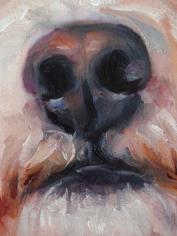 F&S Gift Store Master of His Domain, original art Oil Painting, custom Pet Portrait paintings custom Pet Portraitsi n oils by puci, 10x2 inches