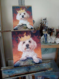 Personalized Oil Painting From Photos, handcraft art on Canvas-Show Case AIL101973-12