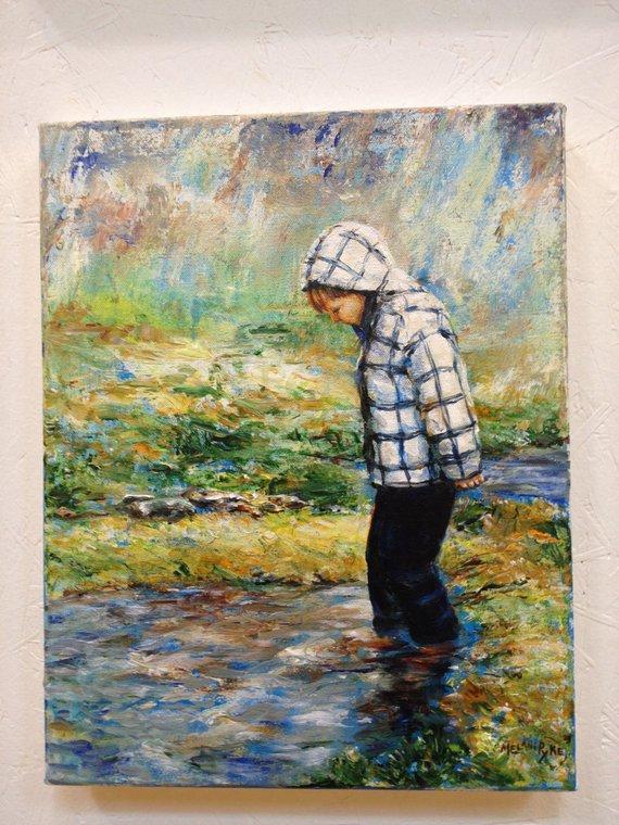 Personalized Oil Painting From Photos, handcraft art on Canvas-Show Case IAB102443-36