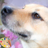 F&S Gift Store Pet Portrait - German Shepherd Custom Dog Portrait - German Shepherd Painting from your Photo - Portraits by NC