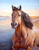 F&S Gift Store Custom Horse Painting in oil on canvas-Custom Horse Painting