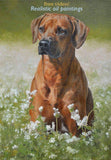 F&S Gift Store Custom pet portrait, Dog portrait, Dog painting, Custom dog portrait, on canvas. 50% DEPOSIT. Handmade.