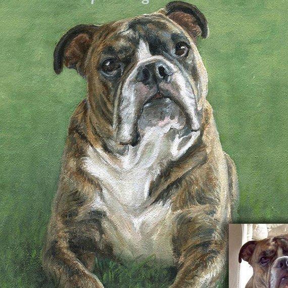 Personalized Oil Painting From Photos, handcraft art on Canvas-Show Case IEB101732-48