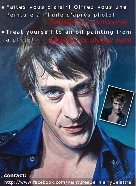 Personalized Oil Painting From Photos, handcraft art on Canvas-Show Case RPI100278-12