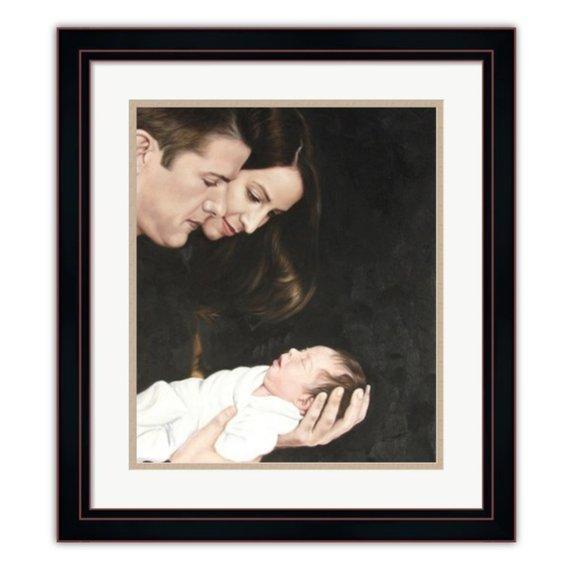 Personalized Oil Painting From Photos, handcraft art on Canvas-Show Case ILS100250-30