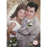 F&S Gift Store Oil Custom Portrait. Wedding Custom Portrait. Custom Oil painting. Commission Wedding Painting. Wedding personalized gift. 6 Sizes. Made USA