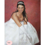 Personalized Oil Painting From Photos, handcraft art on Canvas-Show Case NBA100360-24