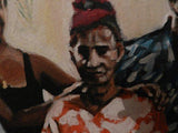 F&S Gift Store SALE - CUSTOM ORDER - Portrait de Famille by Amour (Family Portrait) - 2008 - Oil on Canvas - 40cm x 50cm