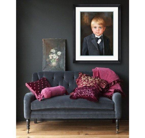 Personalized Oil Painting From Photos, handcraft art on Canvas-Show Case DPC100926-12