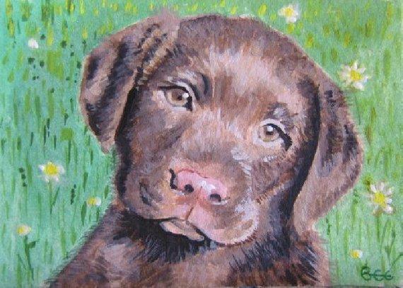 F&S Gift Store Custom pet portrait from a photo, oil painting on canvas, dog portrait or any animal painting, cat art, bird art, furry kids, pet memory