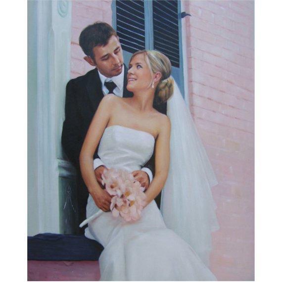 Personalized Oil Painting From Photos, handcraft art on Canvas-Show Case LBK102023-20