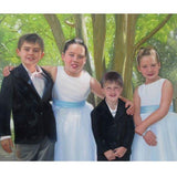 F&S Gift Store Custom portrait-custom family portrait-oil painting-custom oil portrait painting-painting from photo-childrens portrait-personalized ETSY