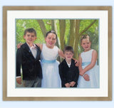 F&S Gift Store Custom portrait-custom family portrait-oil painting-custom oil portrait painting-painting from photo-childrens portrait-personalized ETSY