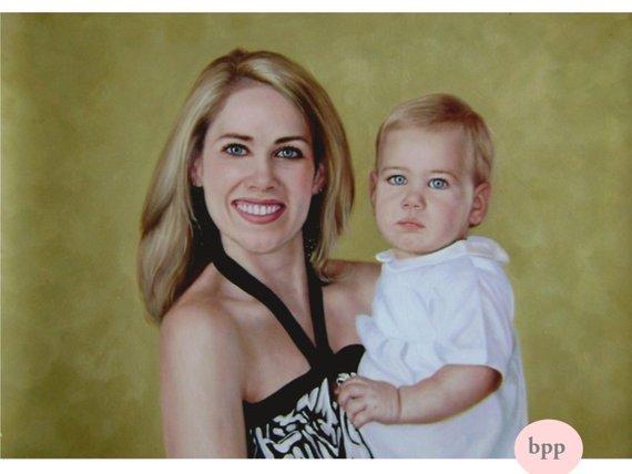 Personalized Oil Painting From Photos, handcraft art on Canvas-Show Case OJO100428-24