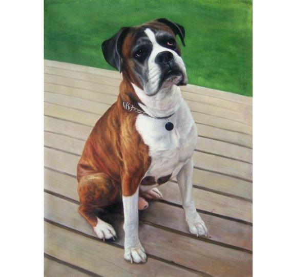 Personalized Oil Painting From Photos, handcraft art on Canvas-Show Case GGO102215-30