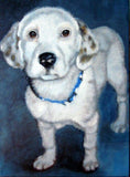 F&S Gift Store Custom dog portraits from photos, oil painting on canvas, pet portrait or any animal, dog art, cat art, bird art, furry kids on canvas