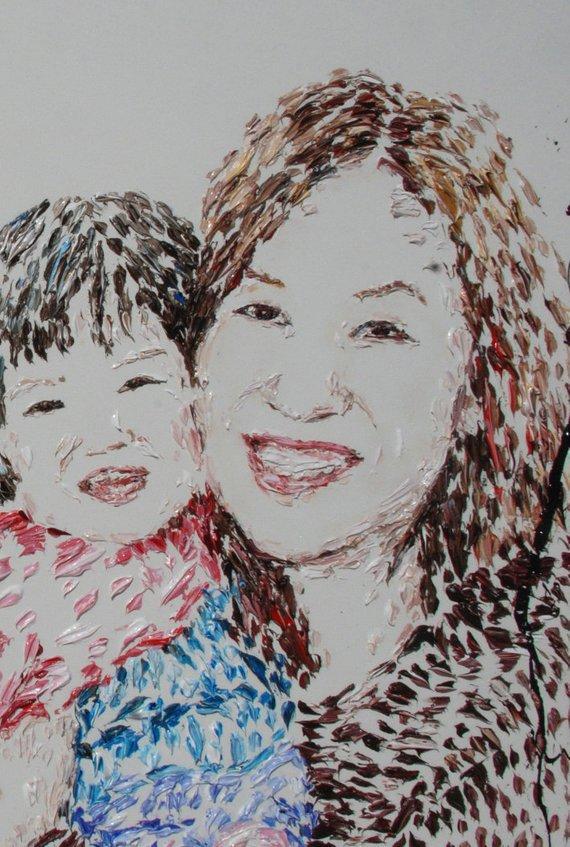 Personalized Oil Painting From Photos, handcraft art on Canvas-Show Case ELM100748-36
