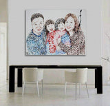 Personalized Oil Painting From Photos, handcraft art on Canvas-Show Case ELM100748-36
