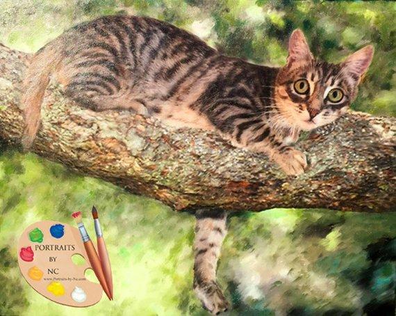 Personalized Oil Painting From Photos, handcraft art on Canvas-Show Case MAL101162-12