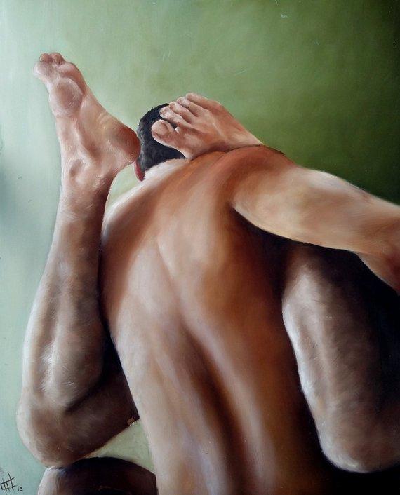 Personalized Oil Painting From Photos, handcraft art on Canvas-Show Case CKN101975-48