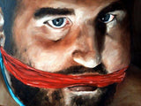 F&S Gift Store Mature male bdsm portrait, painting, fetish painting, man, beard, oil painting, portrait order, painting to order, picture gay, custom order