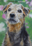 F&S Gift Store Custom pet portrait, Dog portrait, Dog painting, Custom dog portrait, on canvas. 50% DEPOSIT. Handmade.