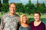 F&S Gift Store Custom portraits from photo, large oil painting on canvas. 100% money-back guarantee.
