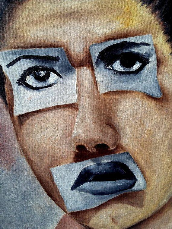 Personalized Oil Painting From Photos, handcraft art on Canvas-Show Case TKN102471-24