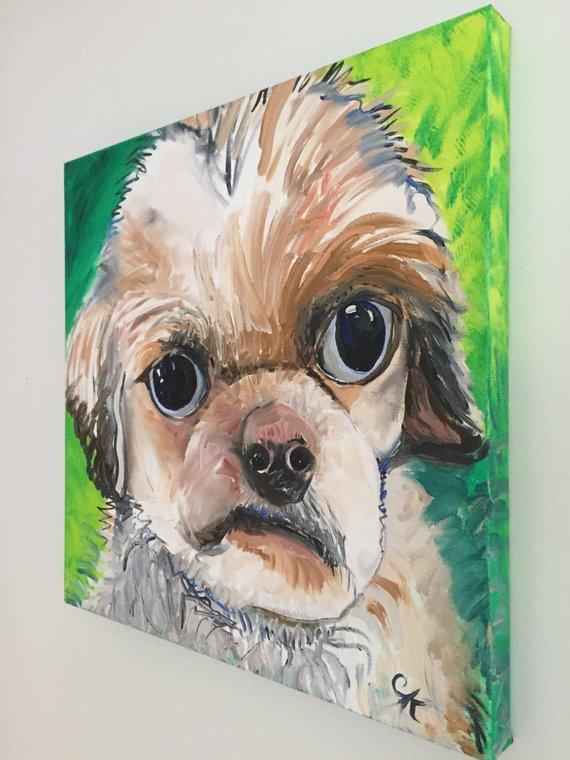 Personalized Oil Painting From Photos, handcraft art on Canvas-Show Case BIR101134-48