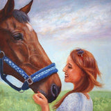 F&S Gift Store Custom Horse Painting in oil on canvas-Custom Horse Painting