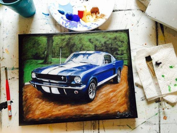 Personalized Oil Painting From Photos, handcraft art on Canvas-Show Case OIL101616-24