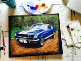 F&S Gift Store Custom Vehicle Painting, Commission Car Portrait, Commission Portrait, Oil Car Painting, Custom Car Painting