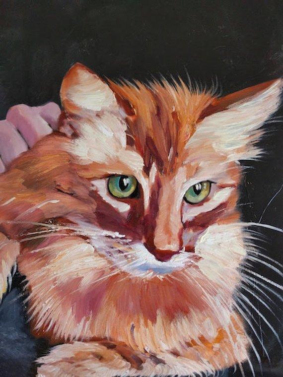 Personalized Oil Painting From Photos, handcraft art on Canvas-Show Case OLK100550-48