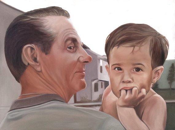 Personalized Oil Painting From Photos, handcraft art on Canvas-Show Case TOB101427-24