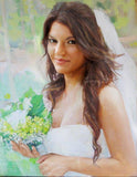 F&S Gift Store Mother's Day wedding painting Custom painting Portrait for love,Personalized Painting Painting From photo Child Family Wedding Portraits