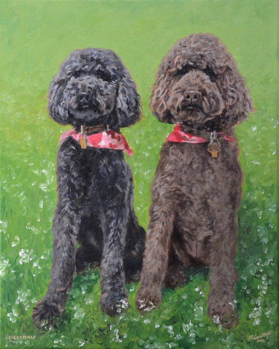 Personalized Oil Painting From Photos, handcraft art on Canvas-Show Case ASL101724-24