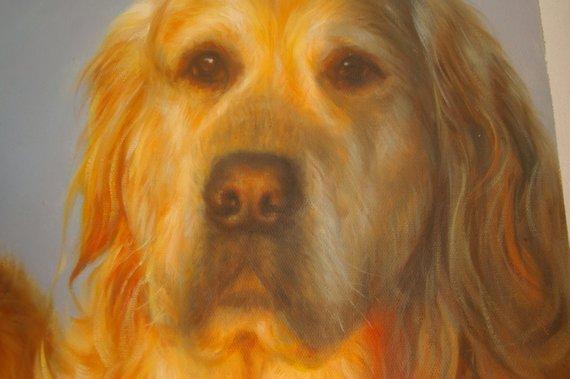 F&S Gift Store Custom dog portrait, Pet portrait specialists. Custom dog painting
