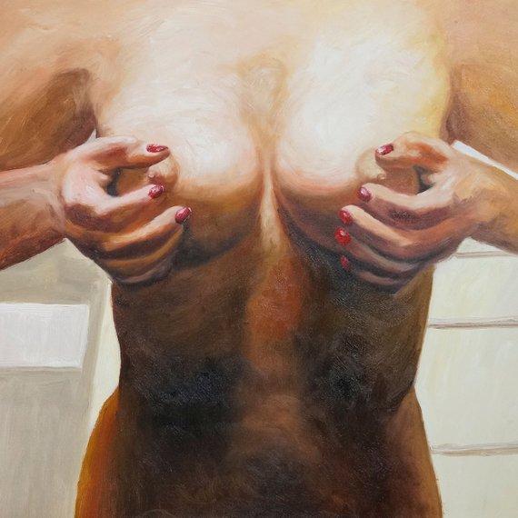 F&S Gift Store Custom Nude and Erotic Portrait Oil Paintings on Canvas (from photo)