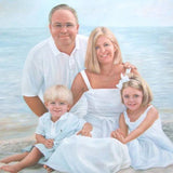F&S Gift Store Custom portrait-custom family portrait-oil painting-custom oil portrait painting-painting from photo-childrens portrait-personalized ETSY