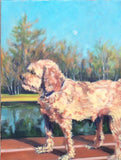 F&S Gift Store Pet Portrait, Pet Painting, Pet/animal Art, Dog Portrait, Customizable original art, Art, cocker spaniel, Dog Lover Art, Cockapoo Portrait