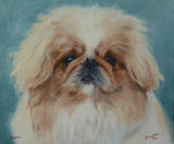 F&S Gift Store Pet portrait, custom dog portrait - oil painting on canvas. 50% DEPOSIT. Handmade Custom pet portrait.