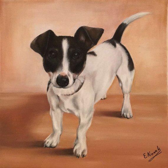 Personalized Oil Painting From Photos, handcraft art on Canvas-Show Case HHG101385-12