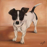 F&S Gift Store Custom, dog portrait, custom, personalized portrait, animal portraits, paintings after your personal photo template.