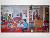 F&S Gift Store Custom personalized dentist, doctor, dentist, waiting room, portrait, fantasy, original paintings, paintings, according to your desire