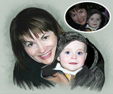 F&S Gift Store Custom Portrait for Couples / Couples Painting / Couple Gifts / Couple Portraits / Custom Paintings / Custom Portraits / Painting From Photo