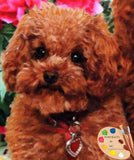 F&S Gift Store Pet Portrait - Poodle Custom Dog Portrait - Poodle Painting from your Photo - Portraits by NC