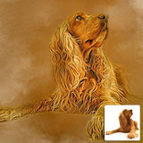 Personalized Oil Painting From Photos, handcraft art on Canvas-Show Case SJM101261-36