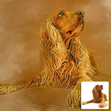 F&S Gift Store Custom Pet Portraits, Custom Dog Portraits, Oil Painting, Custom Portrait, Painting from Photo, Oil Paints, Dog Oil Painting, Oil Painting