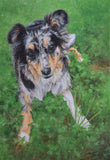 F&S Gift Store Pet Painting, Dog portrait, Pet portrait, Dog Art - oil painting on canvas. 50% DEPOSIT. Handmade Custom pet portrait.