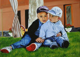 Personalized Oil Painting From Photos, handcraft art on Canvas-Show Case ECR101344-30